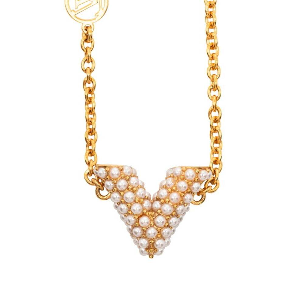 LOUIS VUITTON Gold Pearl Charm Bracelet - Picture 4 of 8